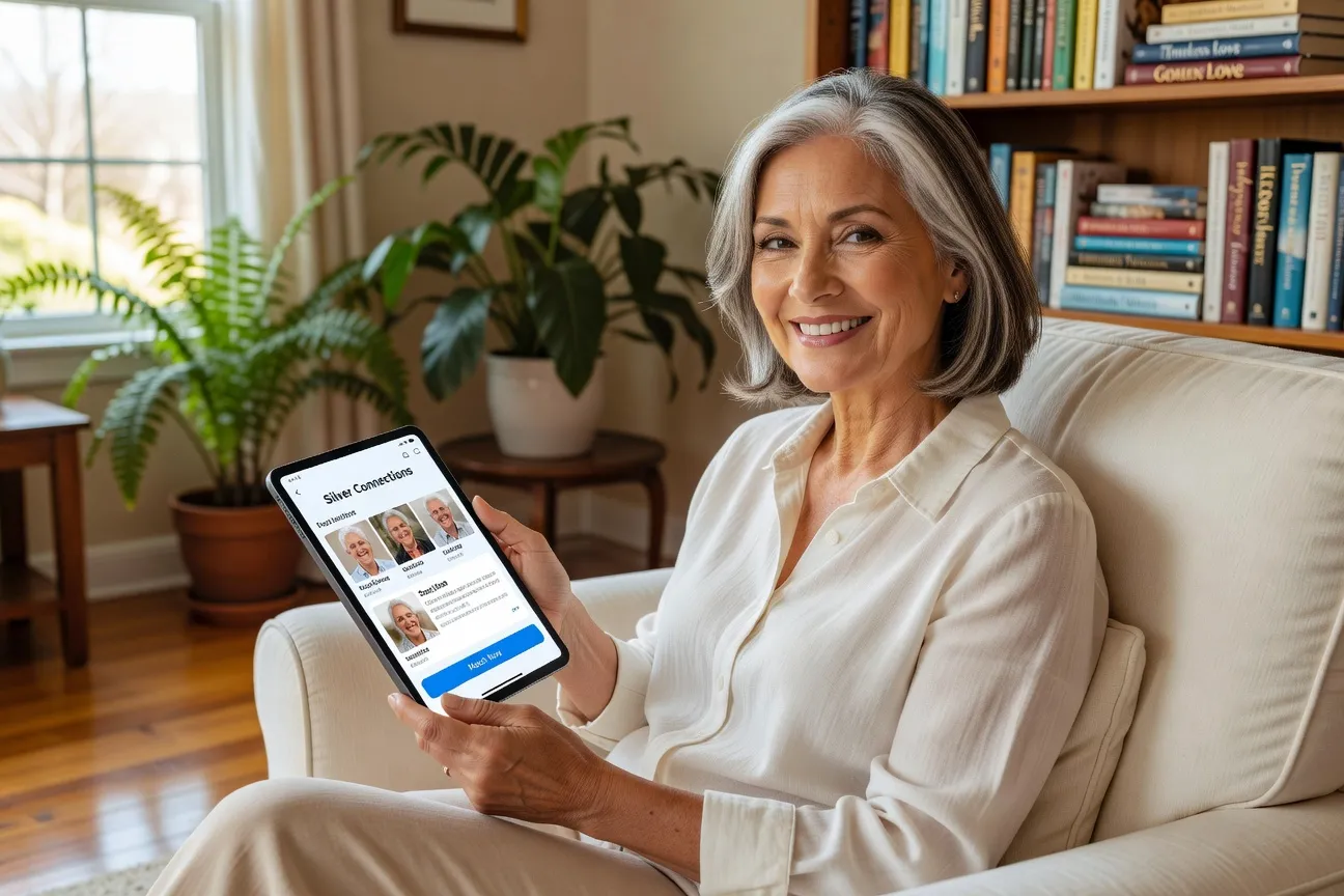 Interface Disons Demain — site de rencontre senior