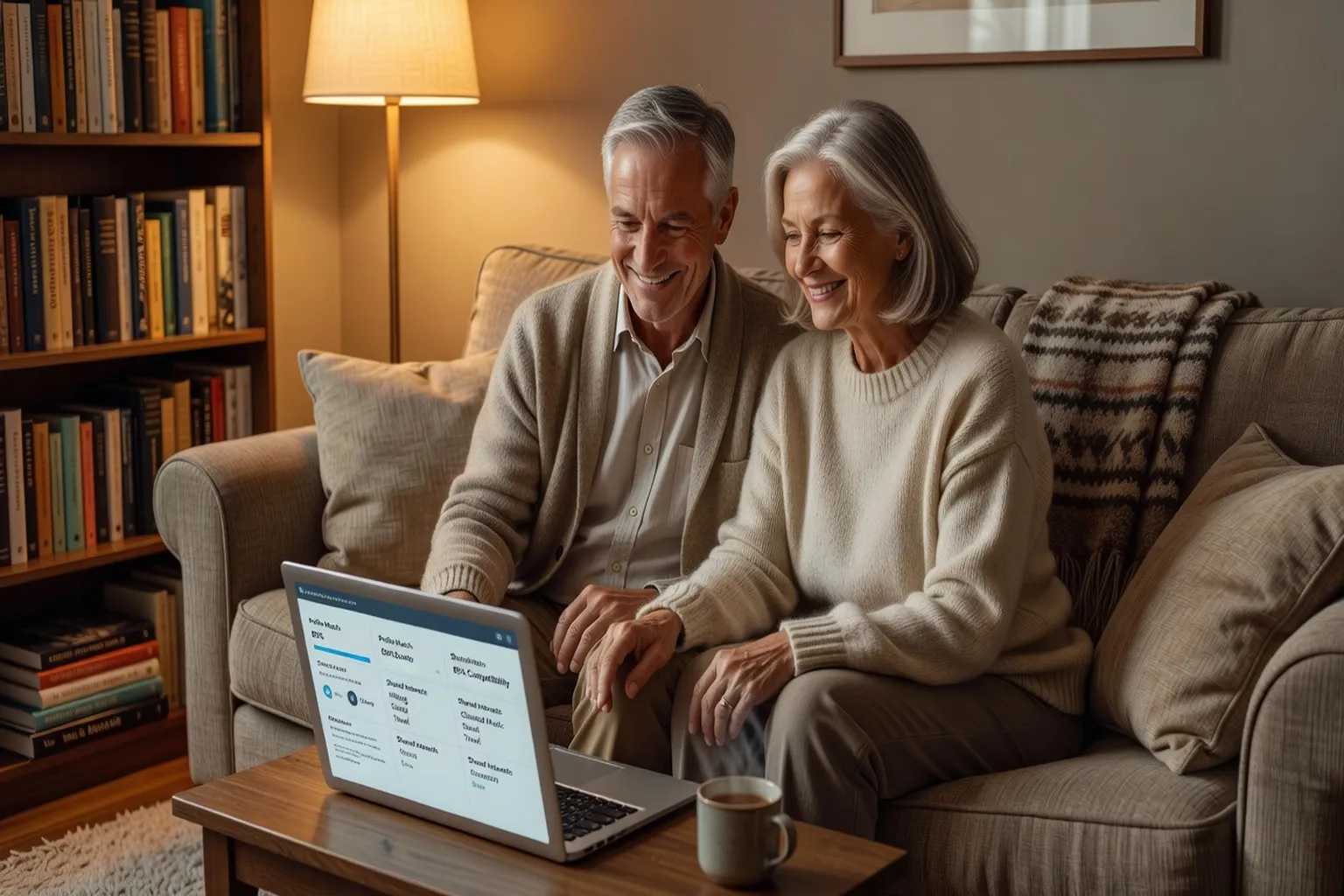 Interface Disons Demain — comparaison profils senior