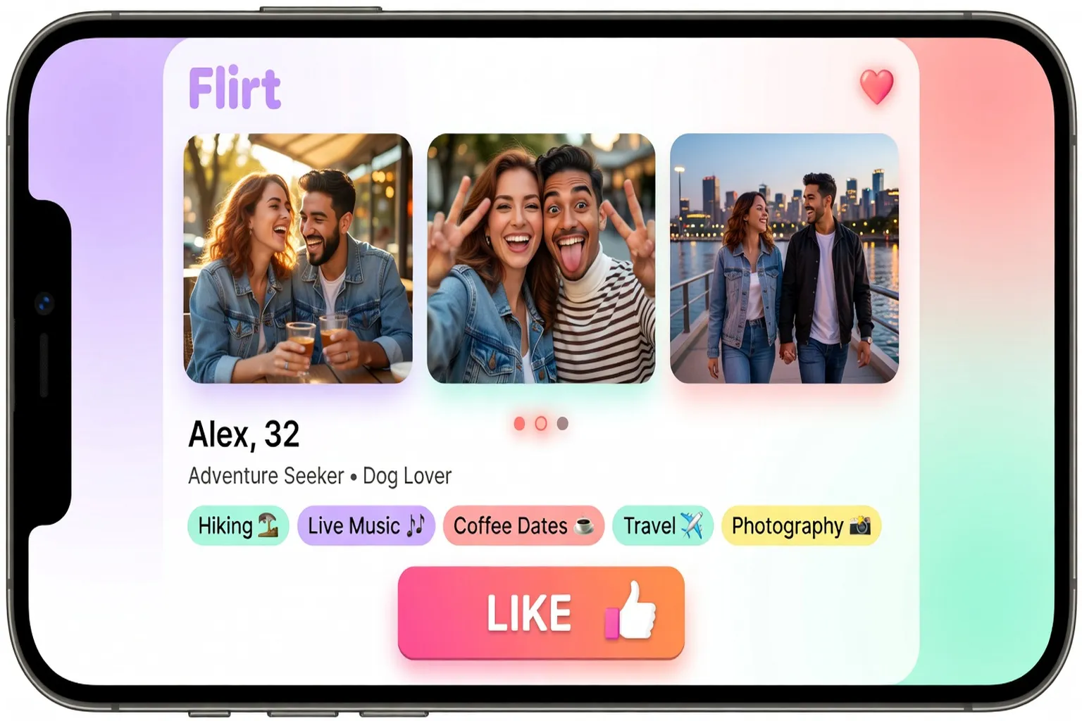 Page de profil EdenFlirt